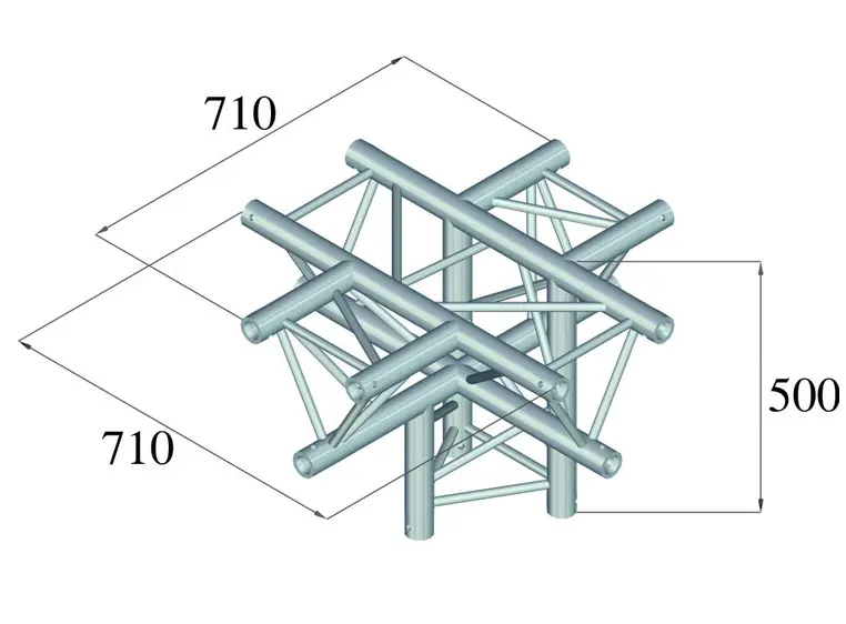 ALUTRUSS TRILOCK 6082AC-53 5-way piece / 